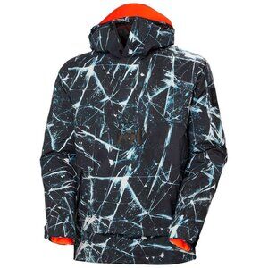 Helly Hansen ULLR Insulated Ski Anorak Jacket - Men’s Size XS - Black Ice